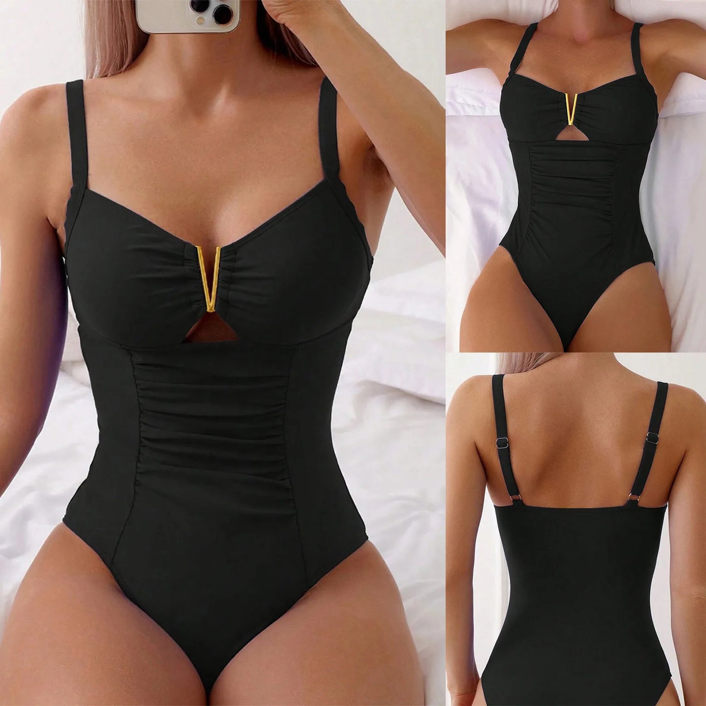 2024 Triangle One Piece Swimwear