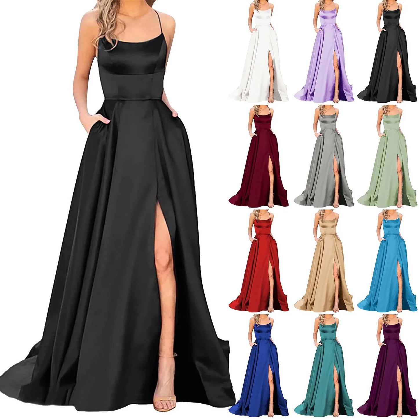 Women Prom Formal Dress with slit